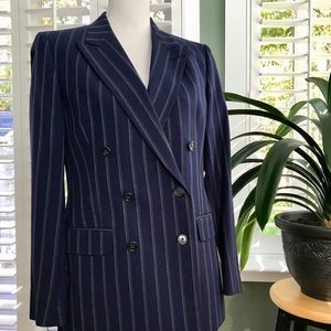 Joshua Trent Double Breasted Vintage Wool Blazer
